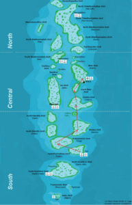 Laamu – Thaa – Meemu – Vaavu – South Male Routing Malediven