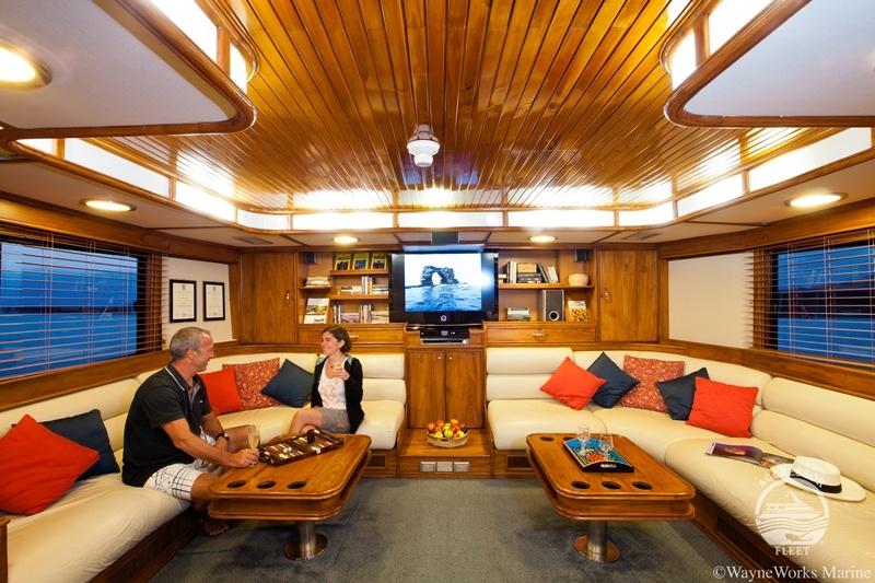 Salon Tauchboot Galapagos Aggressor
