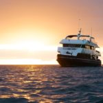 Sonnenuntergang Safarischiff Galapagos Sky