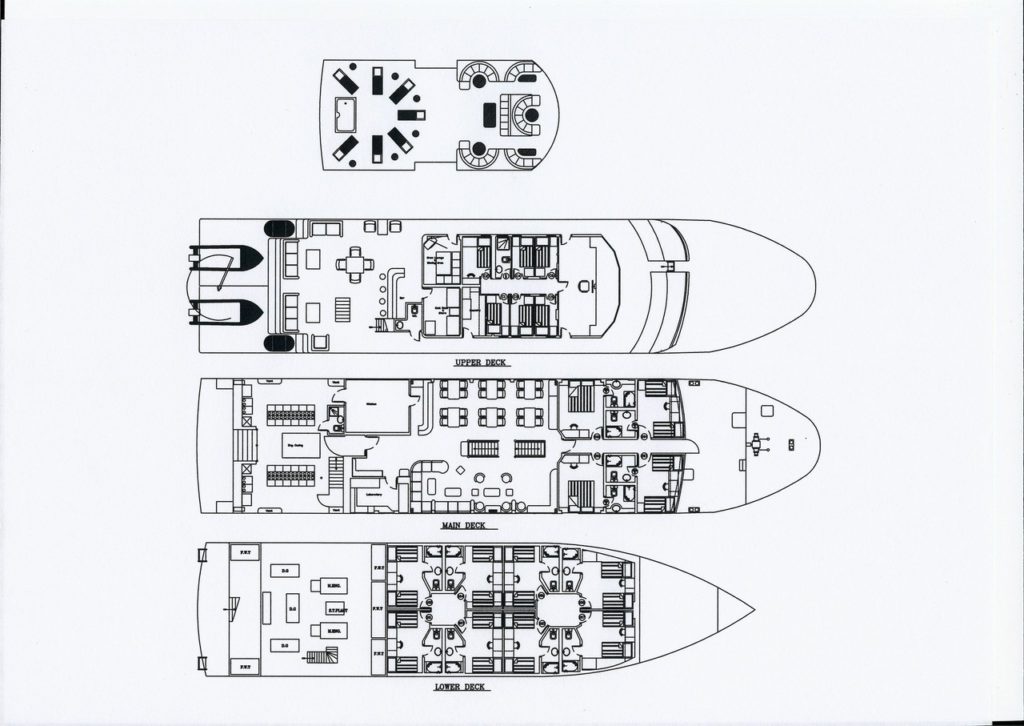Kabinenplan Tauchboot Royal Evolution