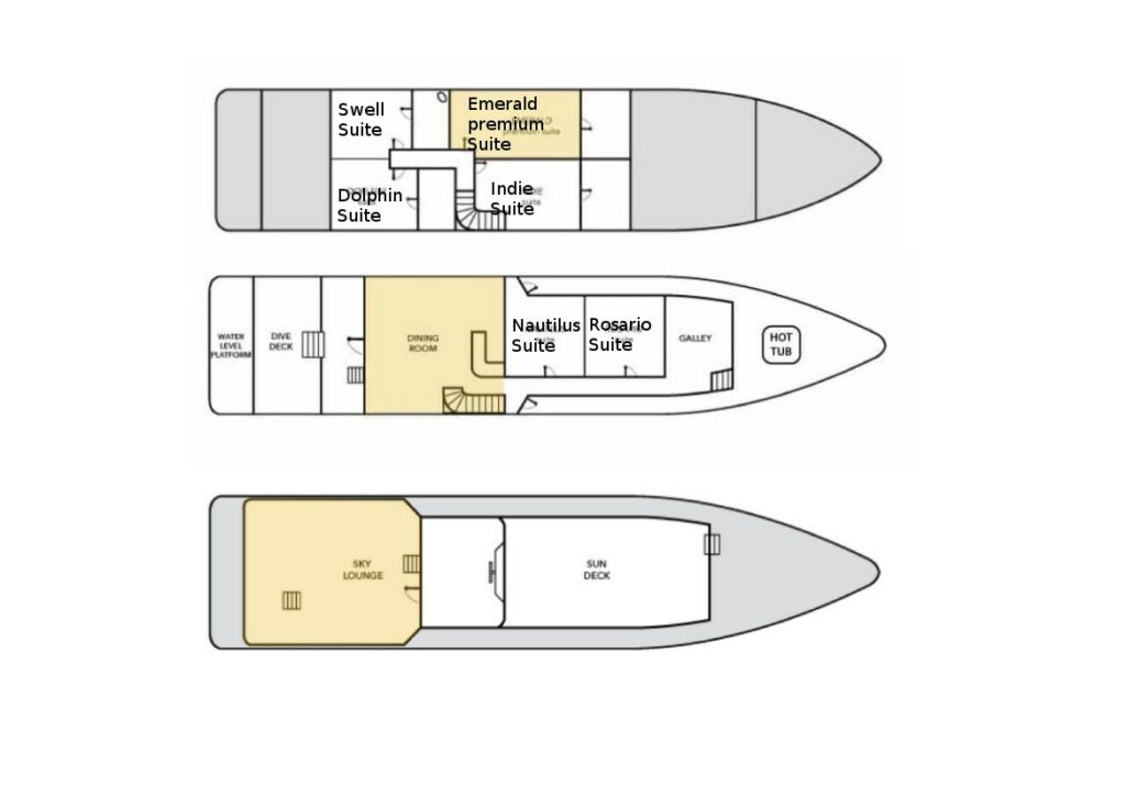 Deckplan Tauchschiff Nautilus Gallant Lady